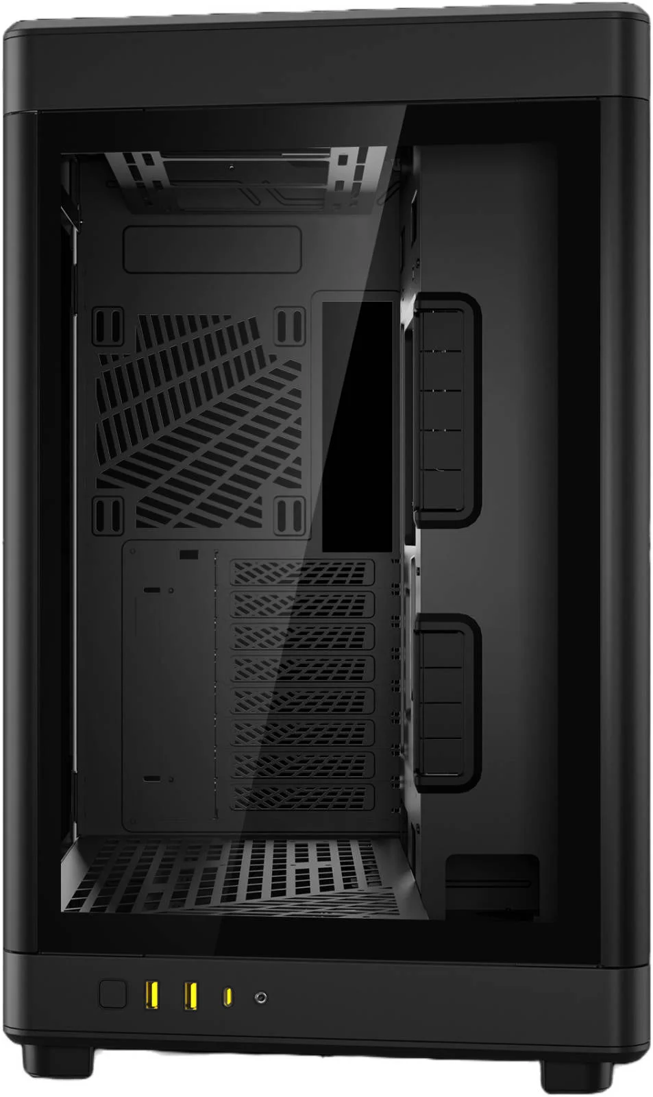 کیس کامپیوتر گیمینگ فول تاور GAMDIAS NESO P1 EATX، پنل های شیشه ای حرارت دیده پانوراما در جلو و کنار، جریان هوای مطلوب، پشتیبانی از رادیاتور تا 360 میلی متر و 13 فن، USB 3.0/TypeC/HD Audio/LED Control، مشکی | GD-NESO-P1-BL کیس کامپیوتر گیمینگ فول تاور GAMDIAS NESO P1 EATX، پنل های شیشه ای حرارت دیده پانوراما در جلو و کنار، جریان هوای مطلوب، پشتیبانی از رادیاتور تا 360 میلی متر و 13 فن، USB 3.0/TypeC/HD Audio/LED Control، مشکی | GD-NESO-P1-BL