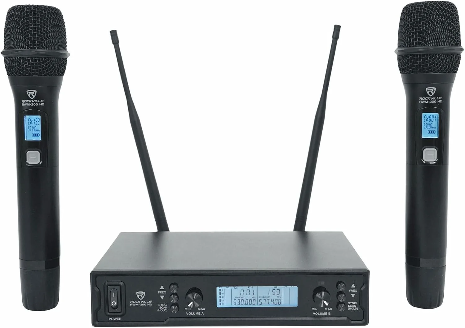 مجموعه Audiosavings: (1) میکسر حرفه ای 30 کاناله 4-باس Mackie ProFX30v3 با افکت های USB ProFX30 v3 به همراه (1) سیستم میکروفون بی سیم دوگانه دستی فلزی UHF Rockville RWM65U (2 قلم) مجموعه Audiosavings: (1) میکسر حرفه ای 30 کاناله 4-باس Mackie ProFX30v3 با افکت های USB ProFX30 v3 به همراه (1) سیستم میکروفون بی سیم دوگانه دستی فلزی UHF Rockville RWM65U (2 قلم)