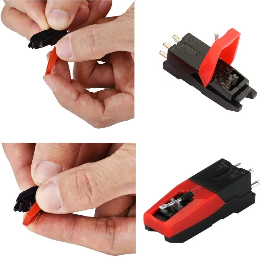 سوزن گرامافون یونیورسال، سوزن استایلوس جایگزین با نوک یاقوت سرامیکی برای گرامافون های ION Crosley Victrola Pyle و پخش کننده های صفحه وینیل LP، بسته 5 عددی (قرمز) سوزن گرامافون یونیورسال، سوزن استایلوس جایگزین با نوک یاقوت سرامیکی برای گرامافون های ION Crosley Victrola Pyle و پخش کننده های صفحه وینیل LP، بسته 5 عددی (قرمز)