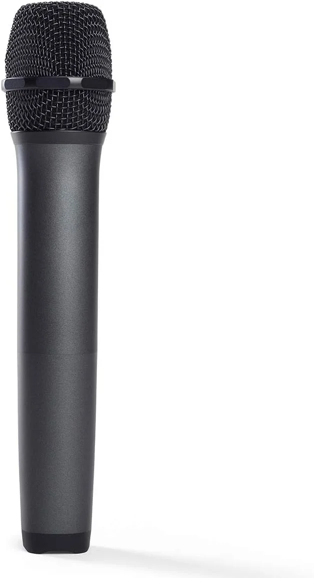 سیستم دو میکروفون بی سیم JBL با گیرنده دو کاناله، مشکی سیستم دو میکروفون بی سیم JBL با گیرنده دو کاناله، مشکی