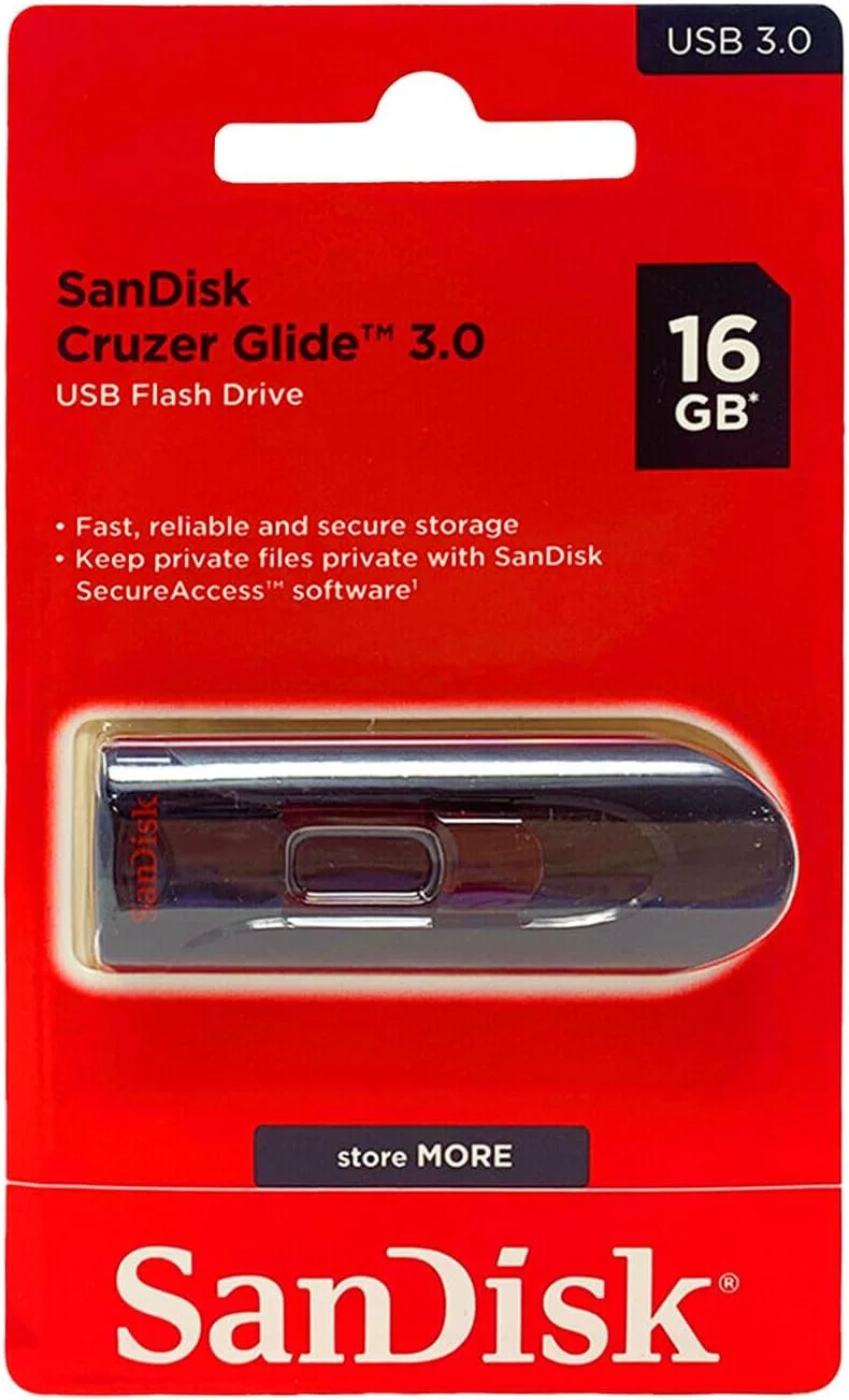 فلش مموری USB 3.0 سندیسک کروزر گلاید 16 گیگابایت - مدل SDCZ600-016G-G35، مشکی فلش مموری USB 3.0 سندیسک کروزر گلاید 16 گیگابایت - مدل SDCZ600-016G-G35، مشکی