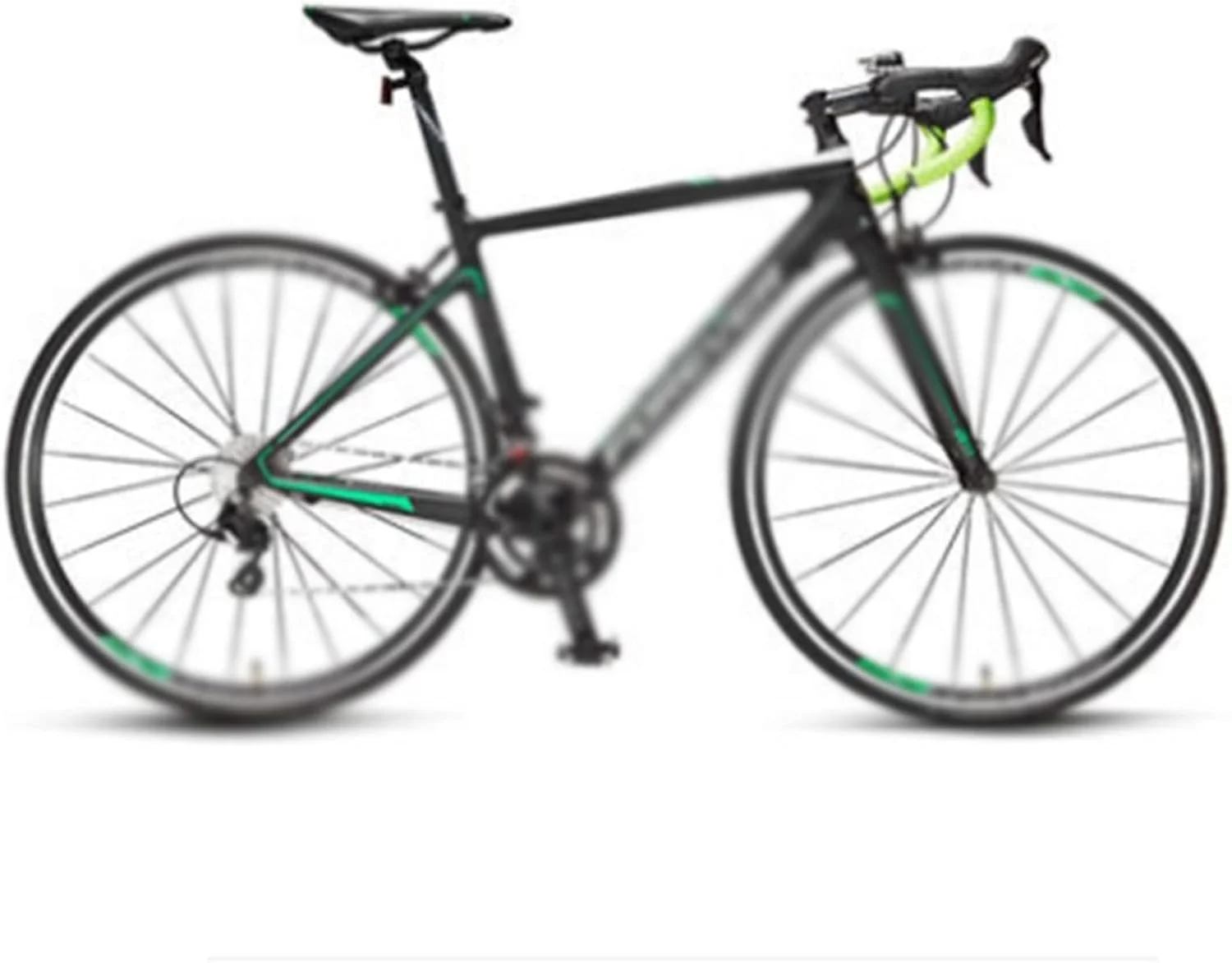 دوچرخه مسابقه ای فیبر کربنی حرفه ای، فوق سبک، مقاوم در برابر باد، سایز 700C (آبی تیره)