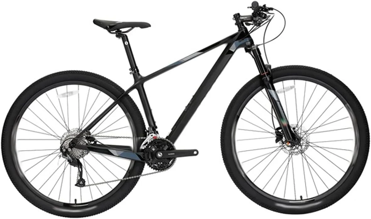 دوچرخه کوهستان جاده ای فیبر کربنی 27 سرعته با دوشاخ کمک فنر هیدرولیکی