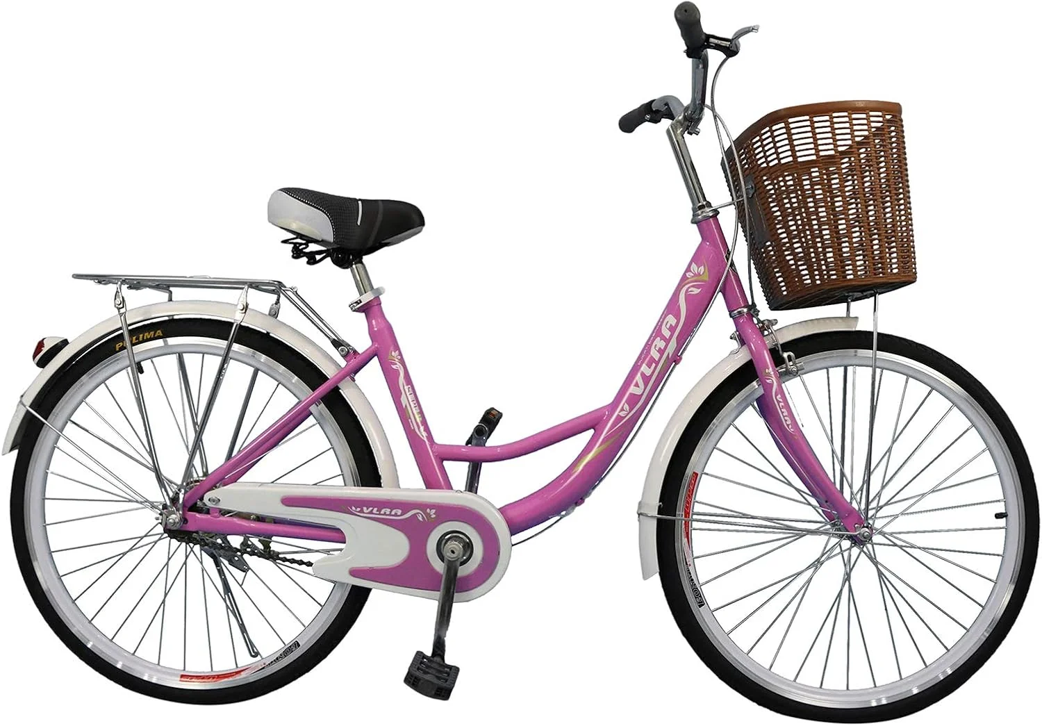دوچرخه شهری زنانه وی‌ال‌آرای ۲۴ اینچی، صورتی
