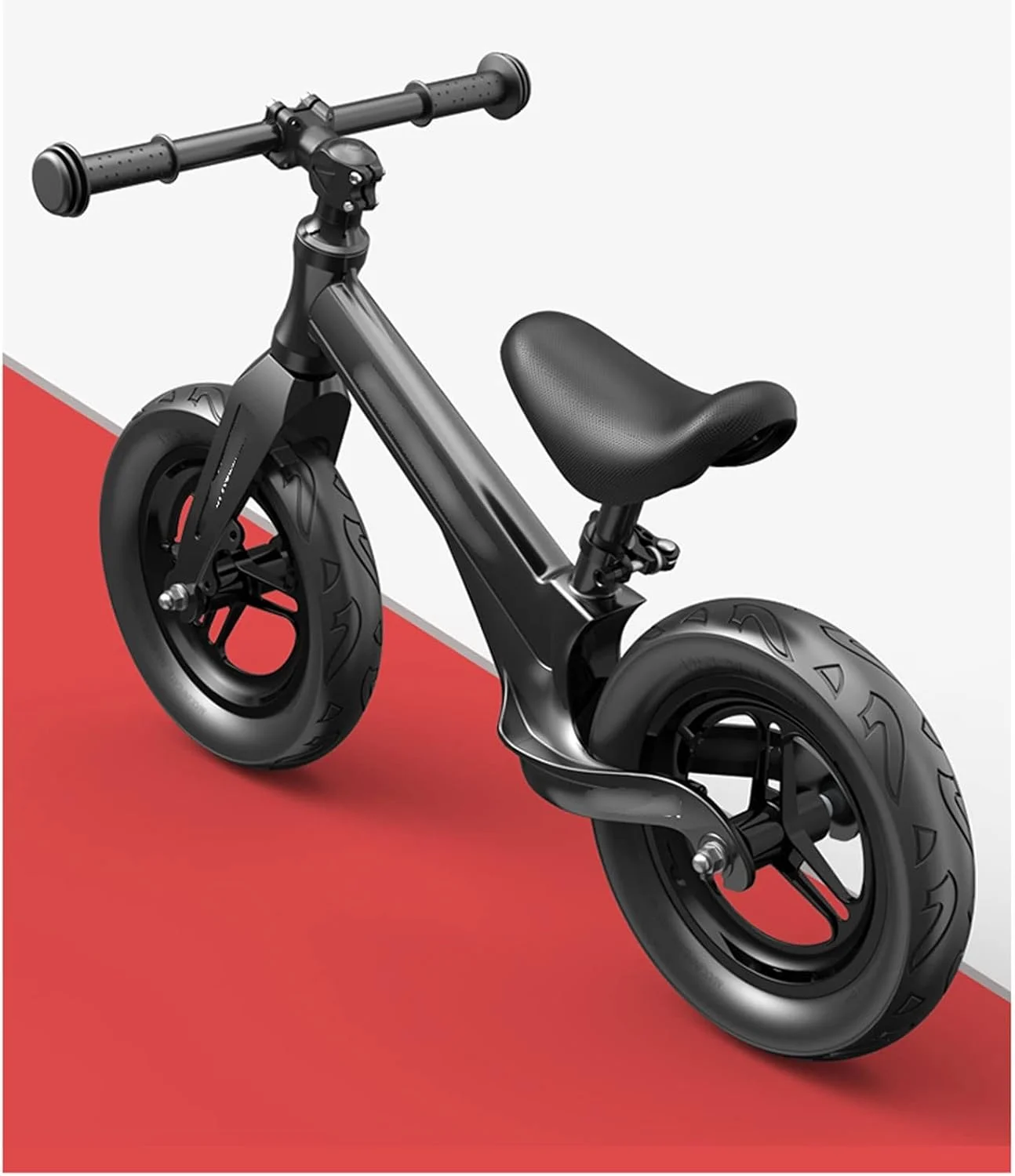 دوچرخه تعادلی بدون پدال، دوچرخه با ارتفاع قابل تنظیم، مناسب برای سواری، پیاده‌روی، آموزش و اسکوتر با فریم یک تکه