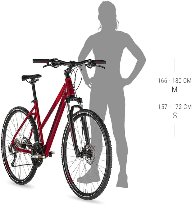 دوچرخه هیبریدی زنانه KELLYS PHEEBE 10 – 27 دنده ترمز دیسکی هیدرولیک | نعنایی و بنفش تیره