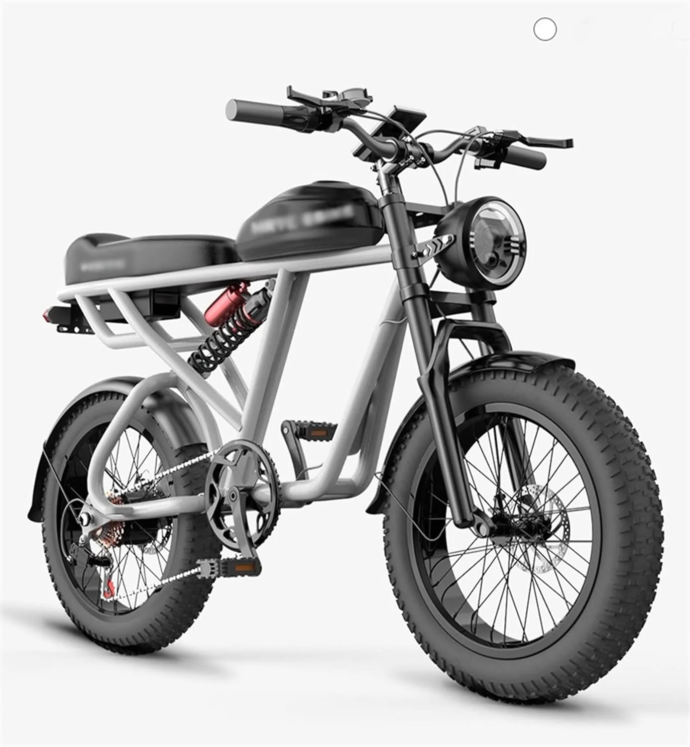 دوچرخه های هیبریدی 20 اینچی ELECTRAL FAR FAR PIKE CLASSIC RETRO TWE WELLE ELECTRY POWER MOTO EBIKE DUBLE SHOCK موتور 1500W موتور دوچرخه برقی (48v750w)