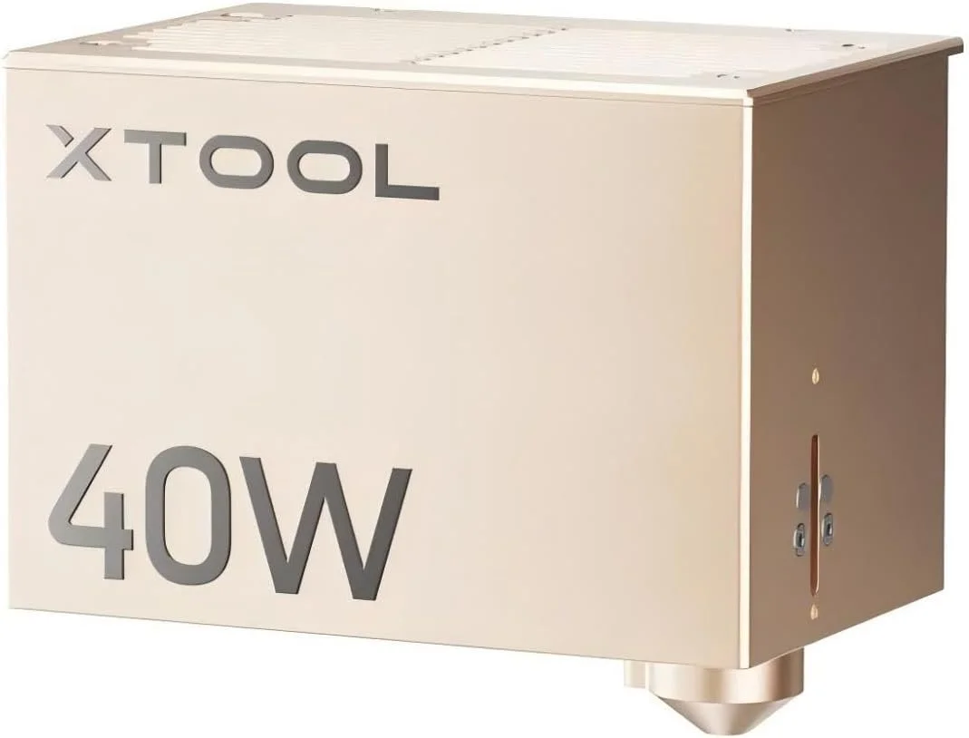 ماژول لیزر 40 واتی xTool S1 برای حکاکی لیزری xTool S1، خروجی لیزر ماژول لیزر 40 وات (40000mW)، راندمان برش با توان بالا، چوب 18 میلی متری، برش تک پاس