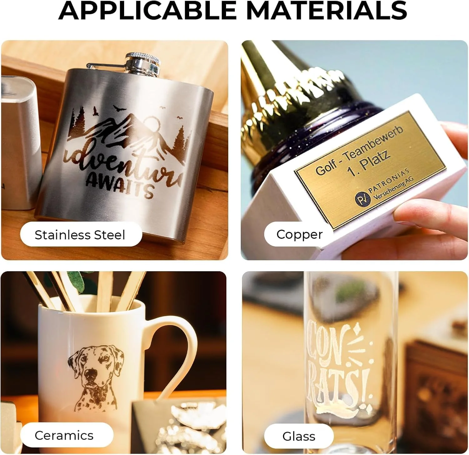 اسپری علامت گذاری لیزری مشکی xTool 2.0، 250 میلی لیتر - فرمول پیشرفته با کنتراست بالا برای حکاکی لیزری CO2، فیبر و دیود - نسخه جدید و بهبود یافته