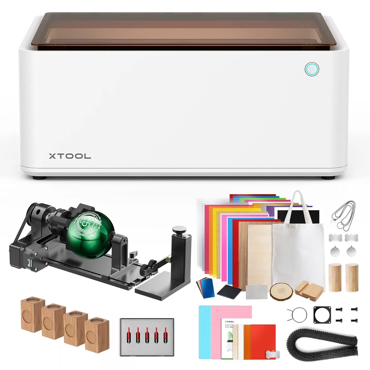 دستگاه حکاکی و برش xTool M1 Deluxe Bundle، دستگاه حکاکی کلاس 1 با توان 10000mW و برش وینیل