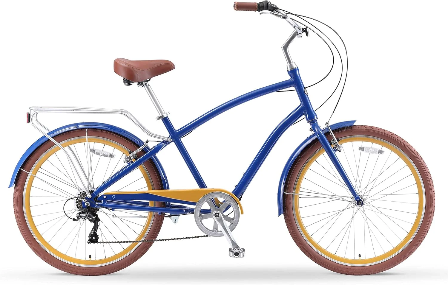 دوچرخه ساحلی مردانه سیکستریزیرو مدل EVRYjourney، دوچرخه هیبریدی اسپرت فولادی، چرخهای 26 اینچی، گزینههای متعدد سرعت و رنگ دوچرخه ساحلی مردانه سیکستریزیرو مدل EVRYjourney، دوچرخه هیبریدی اسپرت فولادی، چرخهای 26 اینچی، گزینههای متعدد سرعت و رنگ