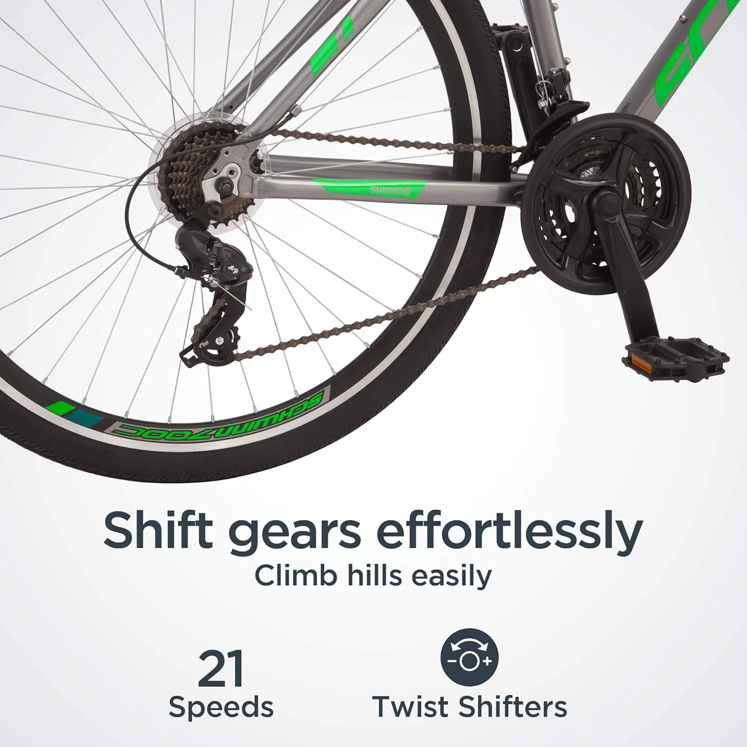 دوچرخه هیبریدی بزرگسالان Schwinn GTX، دوچرخه دو منظوره، فریم آلومینیومی 16-20 اینچی، رنگ های متنوع دوچرخه هیبریدی بزرگسالان Schwinn GTX، دوچرخه دو منظوره، فریم آلومینیومی 16-20 اینچی، رنگ های متنوع