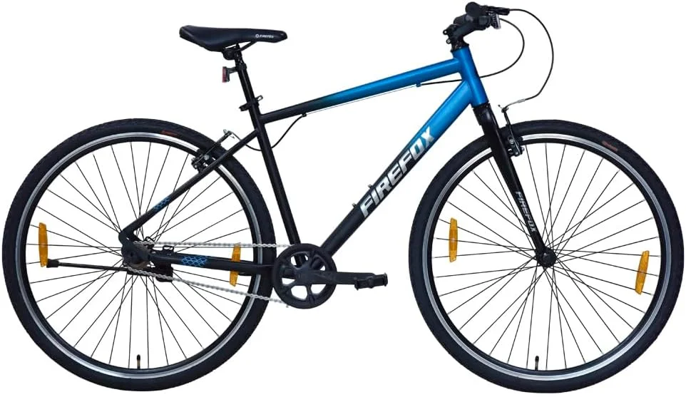 دوچرخه شهری/هیبریدی فایرفاکس Whiplash 700C T (تک سرعته، آبی، مشکی) | مناسب برای آقایان | 98% مونتاژ شده