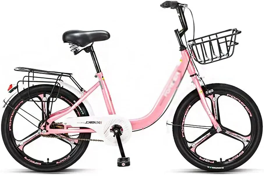 دوچرخه دانش آموزی 20 اینچی، مناسب برای قد 130-160 سانتی متر، دوچرخه زنجیری تک سرعته رترو، برای خرید در محل کار