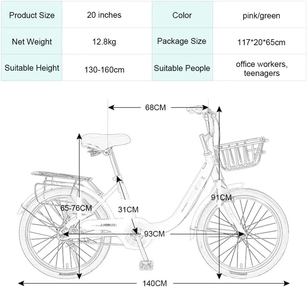 دوچرخه دانش آموزی 20 اینچی، مناسب برای قد 130-160 سانتی متر، دوچرخه زنجیری تک سرعته رترو، برای خرید در محل کار دوچرخه دانش آموزی 20 اینچی، مناسب برای قد 130-160 سانتی متر، دوچرخه زنجیری تک سرعته رترو، برای خرید در محل کار