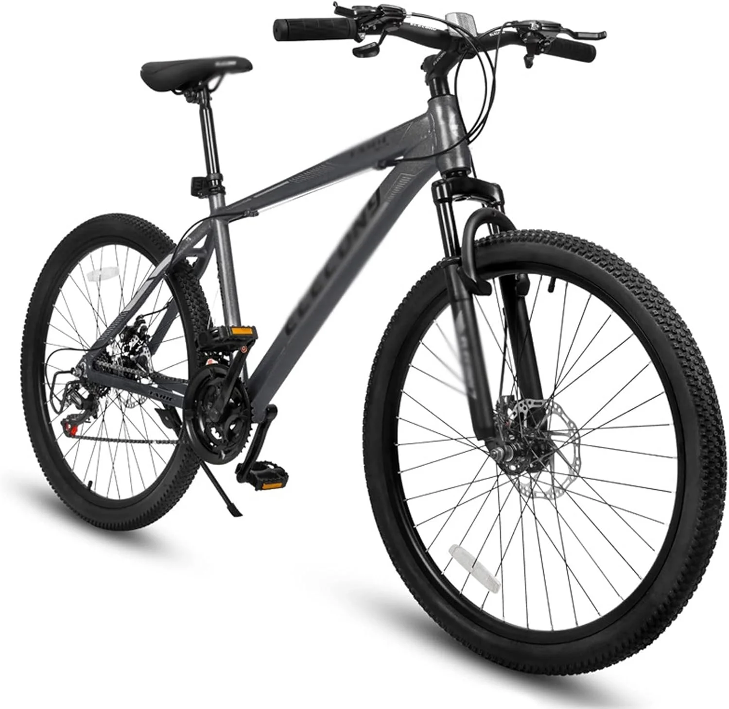 دوچرخه کوهستان با ترمز دیسکی، فریم آلومینیومی، مناسب بزرگسالان، محافظ چرخ و دوشاخ