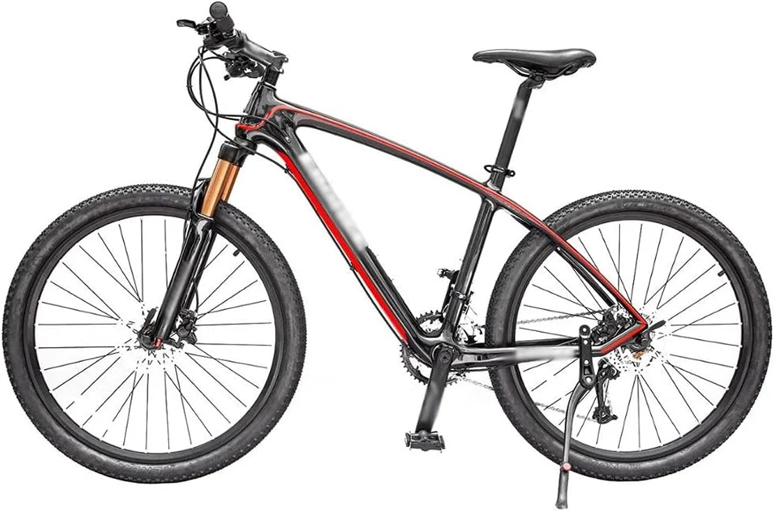 دوچرخه کوهستان فیبر کربنی با دنده متغیر، مناسب مسابقات کراس کانتری، دارای سیستم جذب شوک پنوماتیک، مناسب آقایان و بانوان