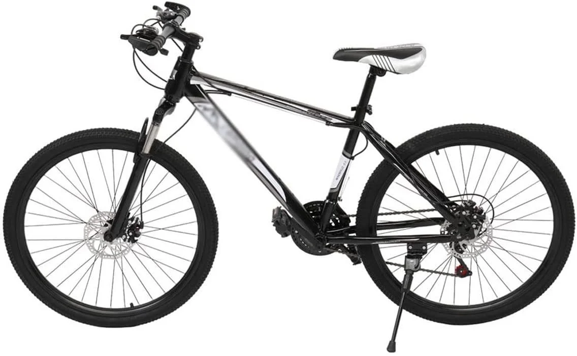 دوچرخه کوهستان 1 عدد دوچرخه کوهستان فلزی 26 اینچ 21 سرعته دیسکی - قابل تنظیم و پایدار، دوچرخه قابل اعتماد