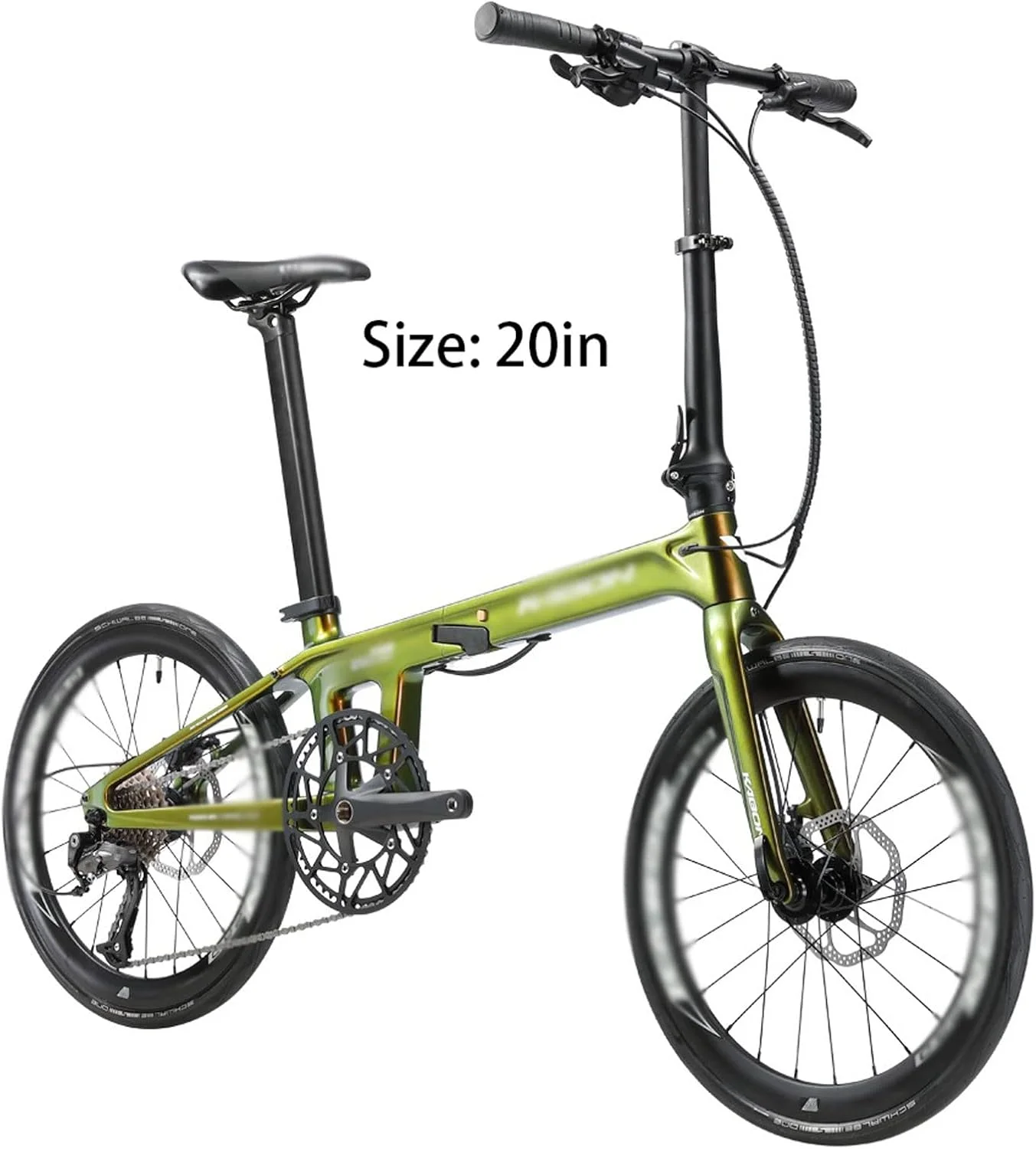 دوچرخه کوهستان تاشو، دوچرخه فیبر کربن دنده ای، ترمز دیسکی، قابل حمل، مناسب شهر، جاده، بزرگسال