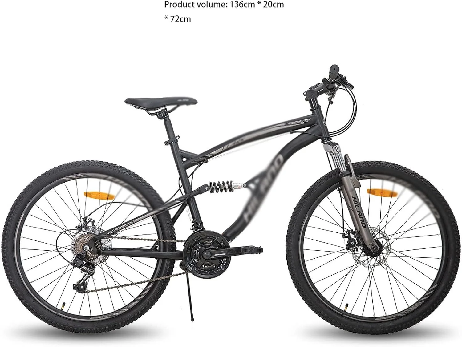 دوچرخه کوهستان با فریم فولادی، ترمز دوتایی