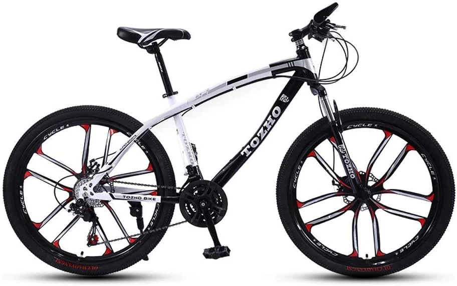 دوچرخه کوهستان، دوچرخه کوهستان 26 اینچی مردانه، لاستیک های پهن فولادی کربنی، دوچرخه کوهستان با سیستم تعلیق جلو و صندلی قابل تنظیم، چاقویی 10 21 سرعته (سایز: L) دوچرخه کوهستان، دوچرخه کوهستان 26 اینچی مردانه، لاستیک های پهن فولادی کربنی، دوچرخه کوهستان با سیستم تعلیق جلو و صندلی قابل تنظیم، چاقویی 10 21 سرعته (سایز: L)