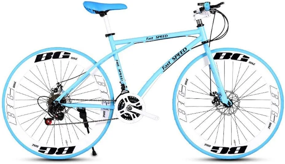 دوچرخه 24 دنده 26 اینچی، مناسب بزرگسالان، فریم فولادی کربنی، دوچرخه، دیسک چرخ دوچرخه (سایز: L)