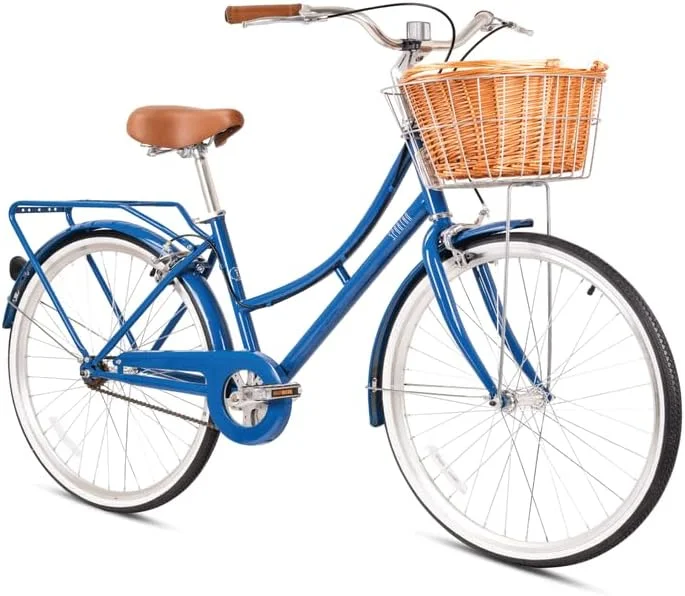 دوچرخه شهری زنانه اسپارتان پلاتینیوم 26 اینچ – تک سرعته مناسب رفت و آمد شهری | سبک، بادوام و شیک | ایده آل برای سواری های روزمره | روان، راحت و آسان برای مونتاژ | SP-3129-PL