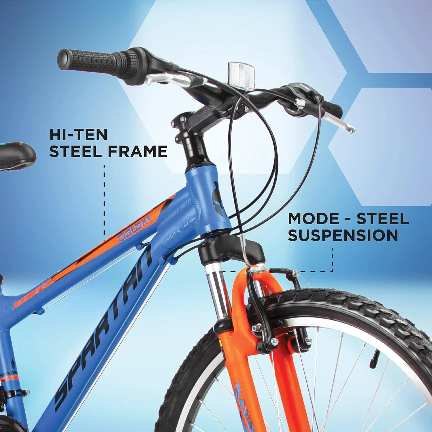 دوچرخه کوهستانی اسپارتان مدل گلکسی - آبی 24 اینچ SP-3034