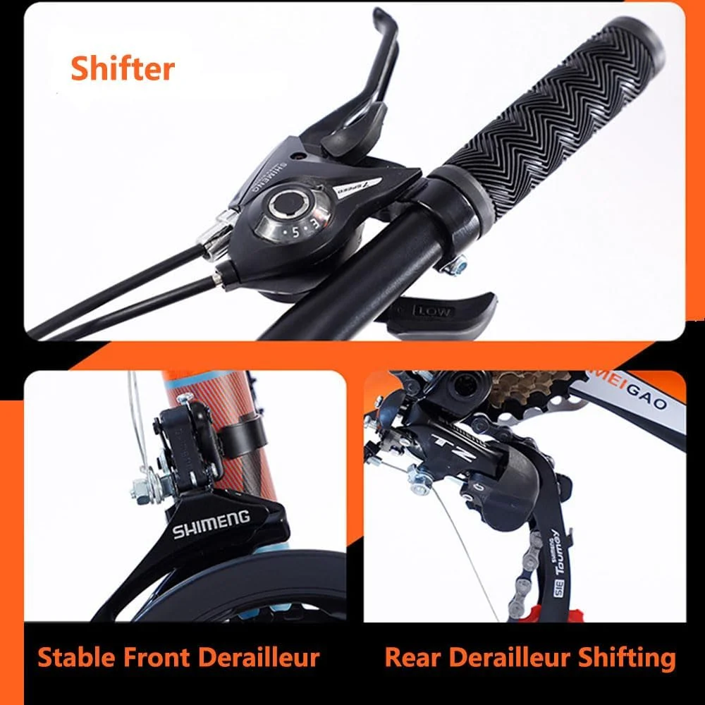 دوچرخه کوهستان، چرخ‌های 26 اینچی، دوچرخه کوهستان 24 سرعته با ترمزهای دیسکی، سیستم تعلیق کامل برای مردان و زنان بالای 16 سال