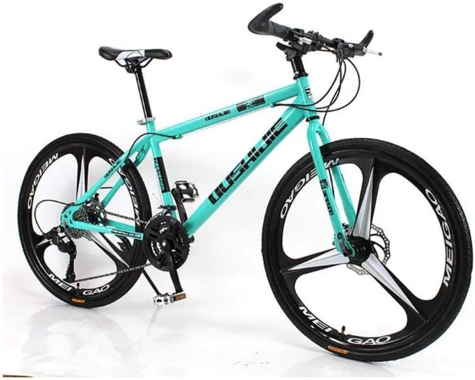 دوچرخه کوهستان مناسب برای همه، 21/24/27/30 دنده، ??فریم فولادی کربنی، چرخ های 26 اینچی 3 پره، ترمز دیسکی دوبل برای دانش آموز، سبز، 27 دوچرخه کوهستان مناسب برای همه، 21/24/27/30 دنده، ??فریم فولادی کربنی، چرخ های 26 اینچی 3 پره، ترمز دیسکی دوبل برای دانش آموز، سبز، 27