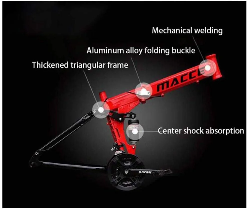 دوچرخه کوهستان دو کمک فنره مناسب برای همه، چرخ یکپارچه 26 اینچی، 21 سرعته، 24 سرعته، 27 سرعته، فولاد کربنی مناسب رفت و آمد دانشجویی در شهر