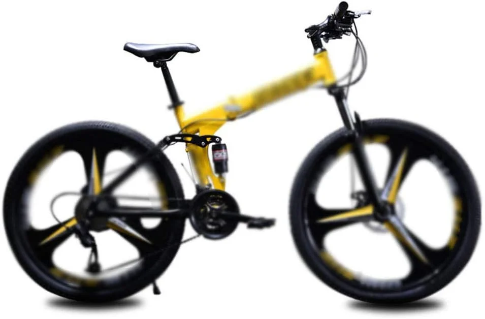 دوچرخه کوهستان تاشو مدل 26-Inch رنگ زرد