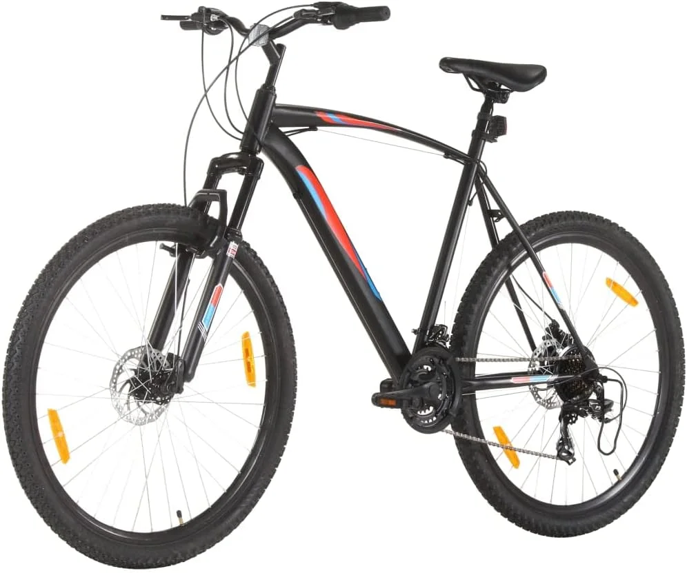 دوچرخه کوهستان 21 دنده چرخ 29 اینچ فریم 53 سانتی متر مشکی + جنس فریم/دوشاخ: فولاد