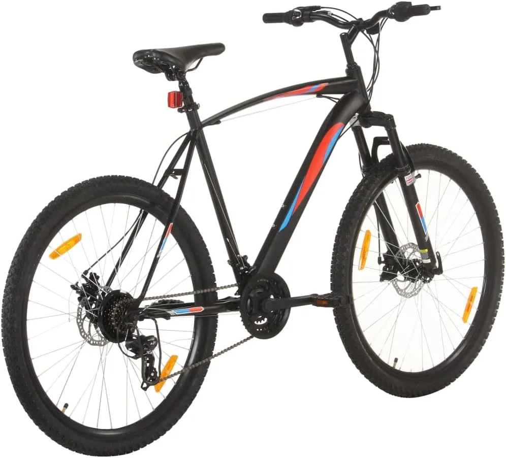 دوچرخه کوهستان 21 دنده چرخ 29 اینچ فریم 53 سانتی متر مشکی + جنس فریم/دوشاخ: فولاد