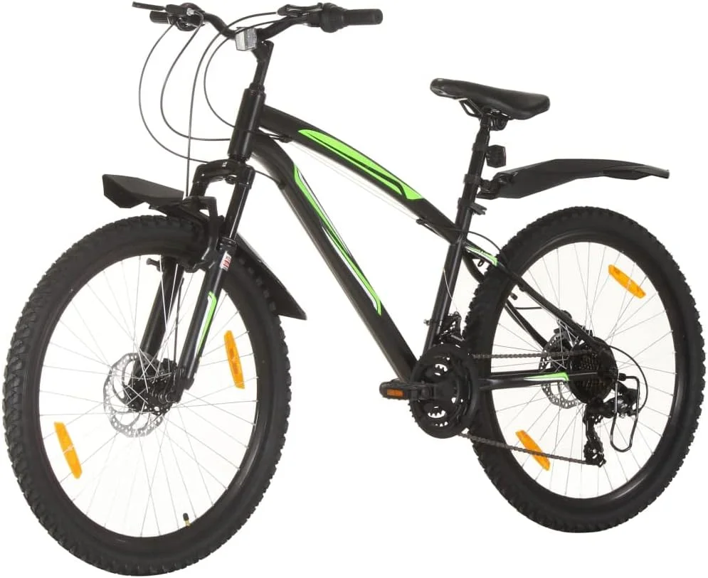 دوچرخه کوهستان 21 دنده چرخ 26 اینچ سایز 42 سانتی متر مشکی + جنس فریم/دوشاخ: فولاد دوچرخه کوهستان 21 دنده چرخ 26 اینچ سایز 42 سانتی متر مشکی + جنس فریم/دوشاخ: فولاد