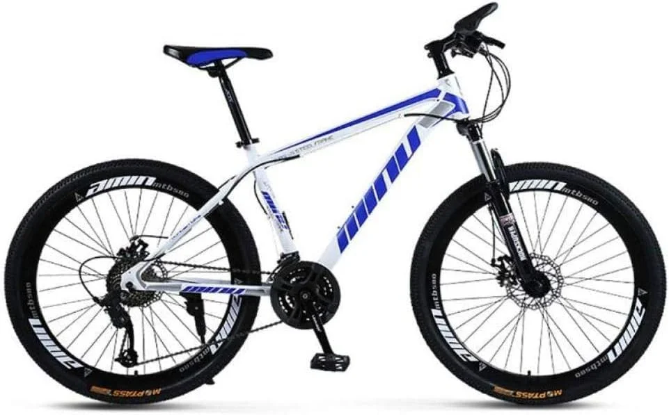 دوچرخه کوهستان بزرگسال، سایز 26 اینچ، 30 دنده، تک چرخ، مناسب مسیرهای ناهموار، دارای دنده متغیر و کمک فنر، مناسب آقایان و بانوان، مدل D، 36 دنده