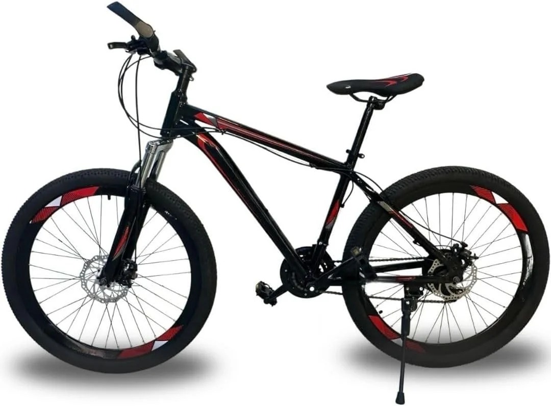 دوچرخه کوهستان سایز 26 اینچ | 21 دنده | بدنه فولادی بادوام | سیستم تعلیق دوگانه | مناسب تمام سطوح