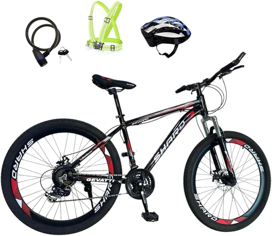 دوچرخه کوهستان، 26 اینچ، 24 دنده، فریم آلیاژ آلومینیوم، ترمز دیسکی