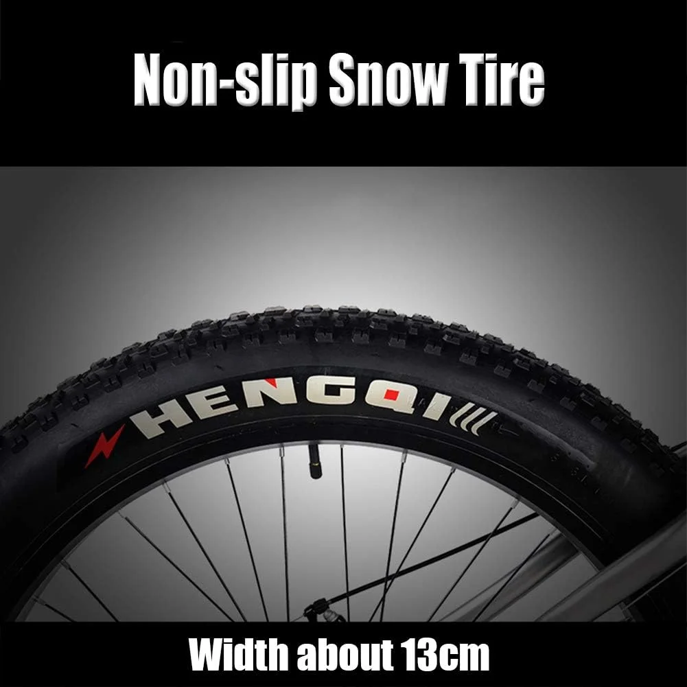 دوچرخه کوهستانی 24 اینچی با لاستیک پهن، دوچرخه کوهستانی هاردتیل مردانه و زنانه با سیستم تعلیق جلو، ترمزهای دیسکی مکانیکی، دوچرخه کوهستانی فولادی کربنی ضد لغزش، طلایی، 27 دنده