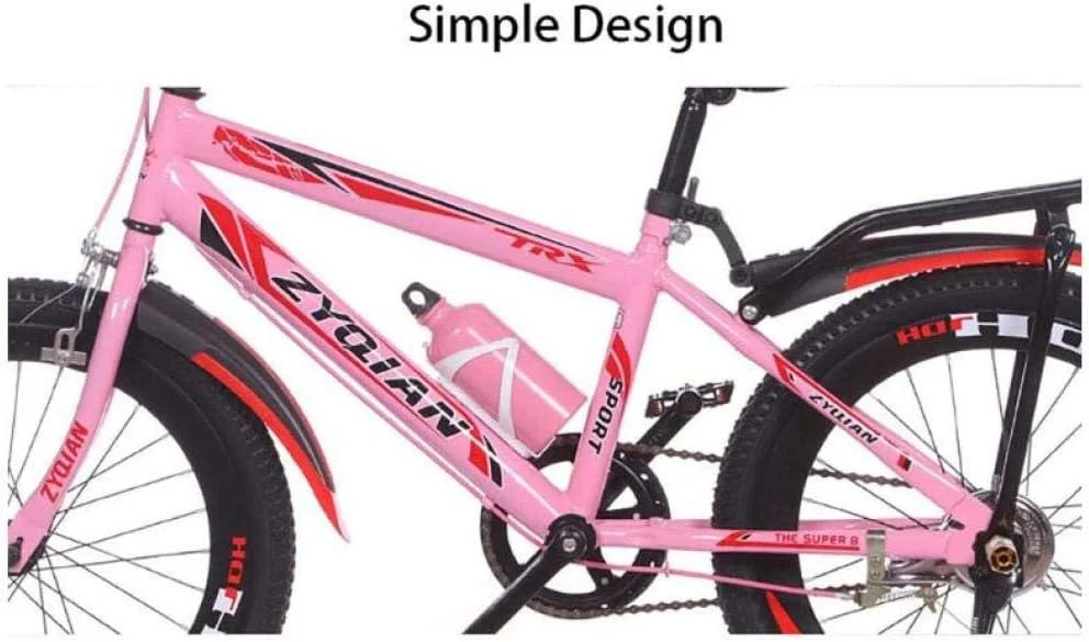 دوچرخه کوهستان مردانه سایز 20 اینچ 22 اینچ 24 اینچ تک سرعته ??فولاد کربنی سخت دانش آموز کودک رفت و آمد شهری، آبی، 22 اینچ، نارنجی