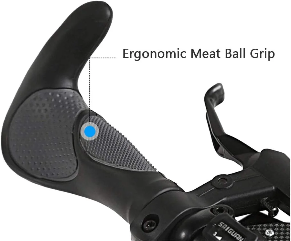 دوچرخه کوهستانی تاشو با چرخ 24 اینچی، سرعت متغیر، سیستم جذب شوک دوبل، مناسب برای خانم ها و آقایان، ورزش های فضای باز، دوچرخه رفت و آمد شهری، بزرگ (رنگ: مشکی، اندازه: 21 دنده)