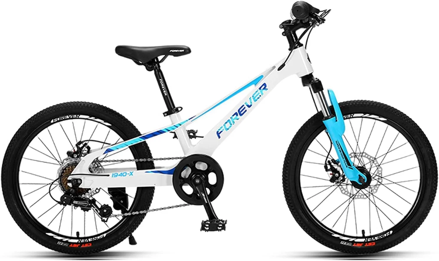 دوچرخه کوهستانی 20 اینچی مناسب فضای باز، دوچرخه راحت کودکان، فریم آلیاژ منیزیم، صندلی قابل تنظیم، ایده آل برای نوجوانان