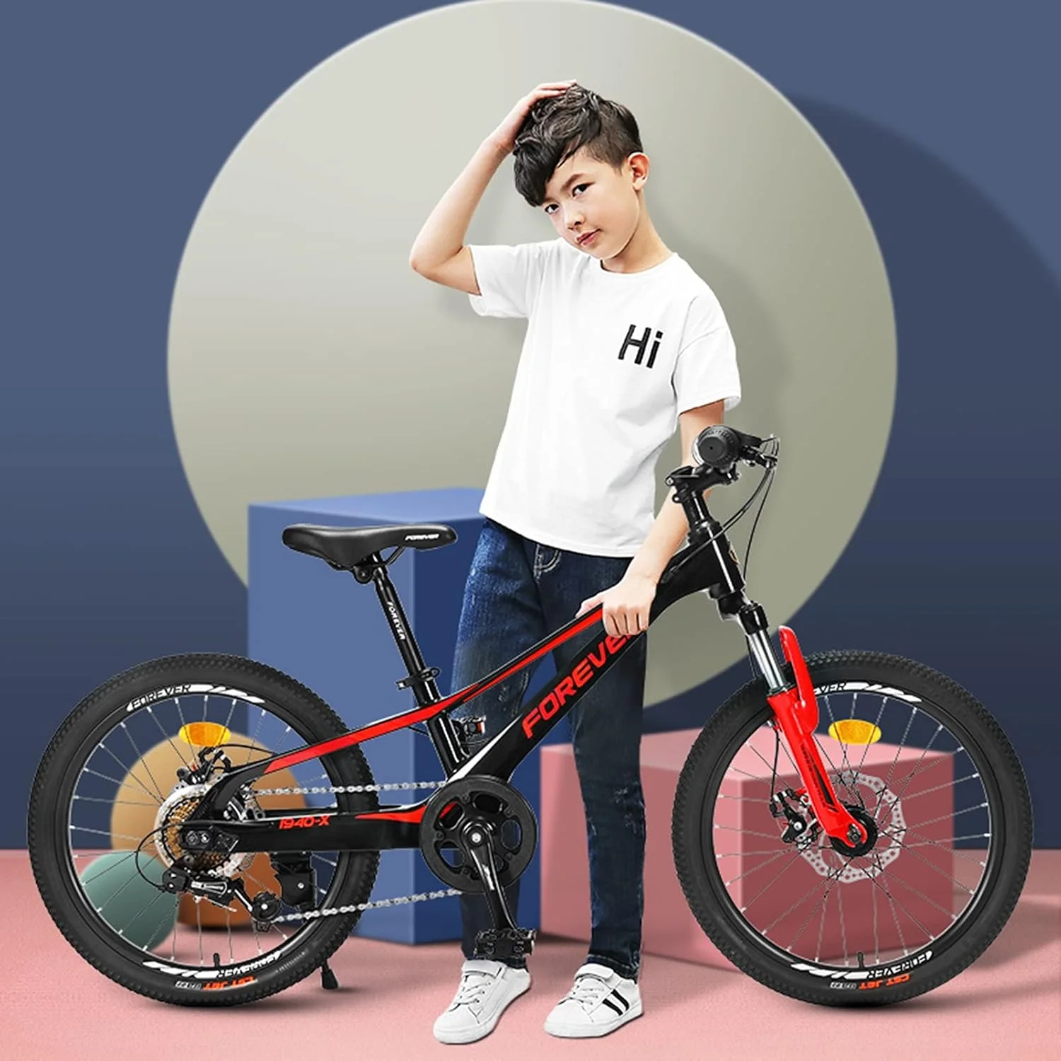 دوچرخه کوهستانی 20 اینچی مناسب فضای باز، دوچرخه راحت کودکان، فریم آلیاژ منیزیم، صندلی قابل تنظیم، ایده آل برای نوجوانان دوچرخه کوهستانی 20 اینچی مناسب فضای باز، دوچرخه راحت کودکان، فریم آلیاژ منیزیم، صندلی قابل تنظیم، ایده آل برای نوجوانان