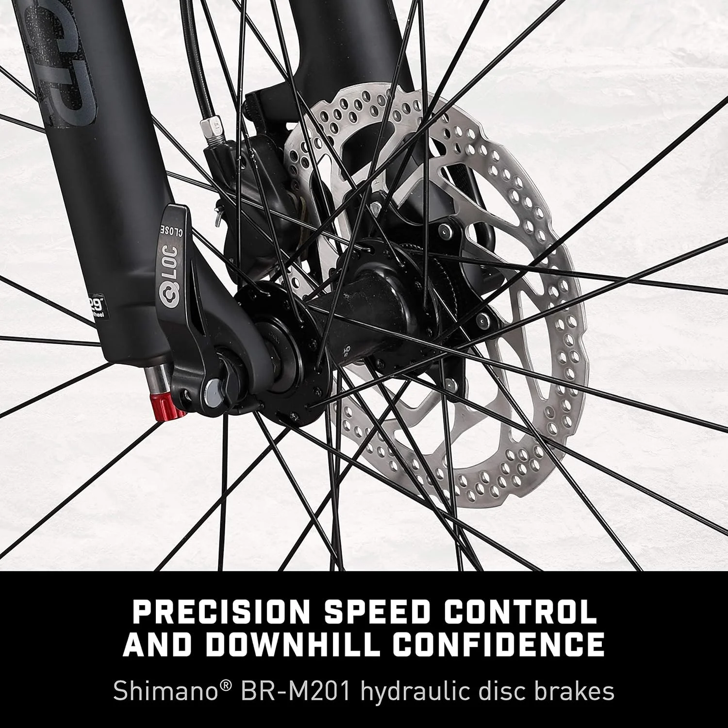 دوچرخه کوهستان بزرگسال Mongoose Salvo، چرخ های 27.5-29 اینچی، سایزهای فریم مردانه، رنگ های متنوع