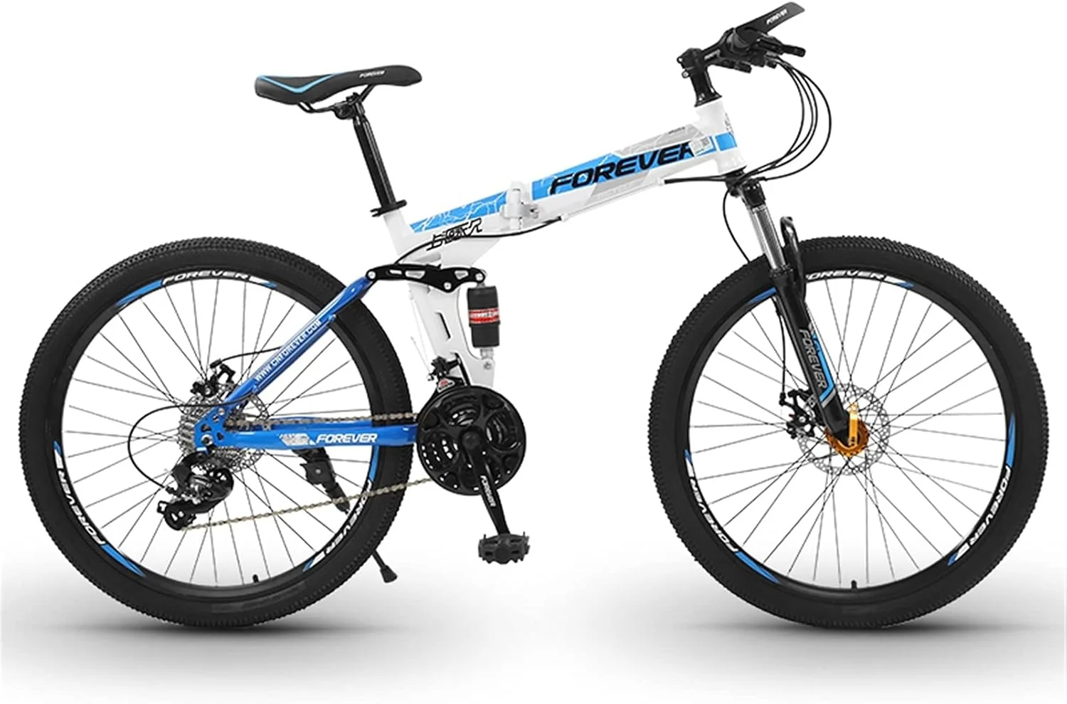 دوچرخه کوهستان تاشو دو کمک فنره جلو و عقب بوکه