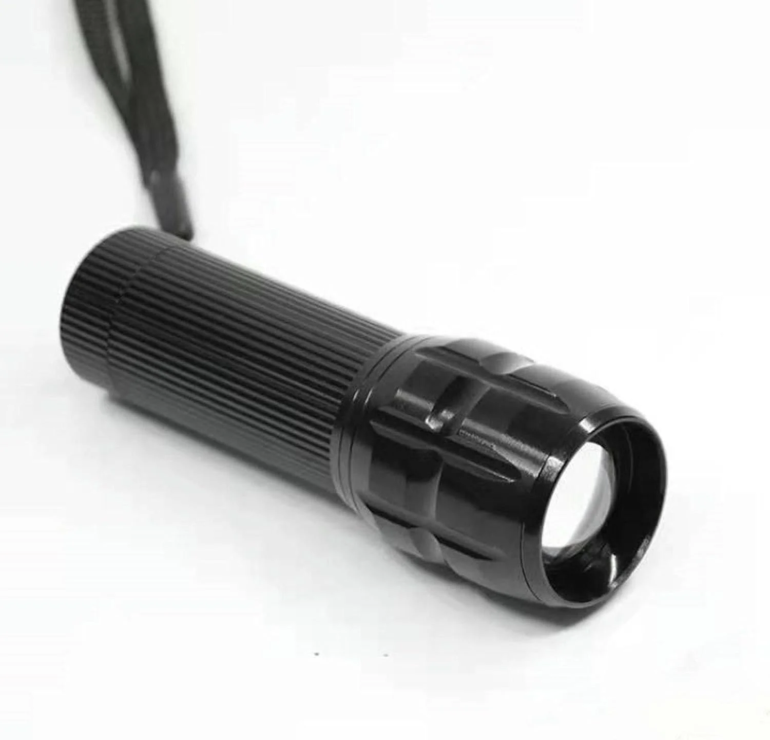 چراغ قوه کوچک زوم دار جلو دوچرخه کوهستان - مشکی