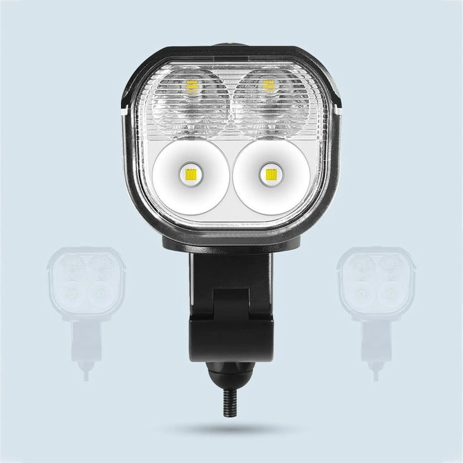 چراغ قوه دوچرخه سواری کوهستان مناسب فضای باز و شب - 336 مشکی (4000mAh)