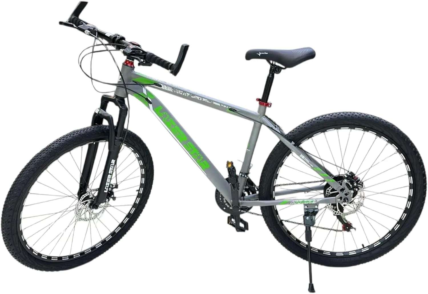 دوچرخه کوهستان فری استایل 26 و 20 اینچی - دوچرخه 18 سرعته با ترمزهای دیسکی دوبل، دسته دنده انگشتی و فریم فولادی شیک برای آقایان و بانوان - موجود در رنگ های خاکستری، مشکی و آبی