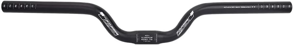 فرمان بلند آلیاژ آلومینیوم با استحکام بالا، مناسب برای بست 25.4 میلی‌متری، مخصوص دوچرخه‌سواران مشکی‌پوش