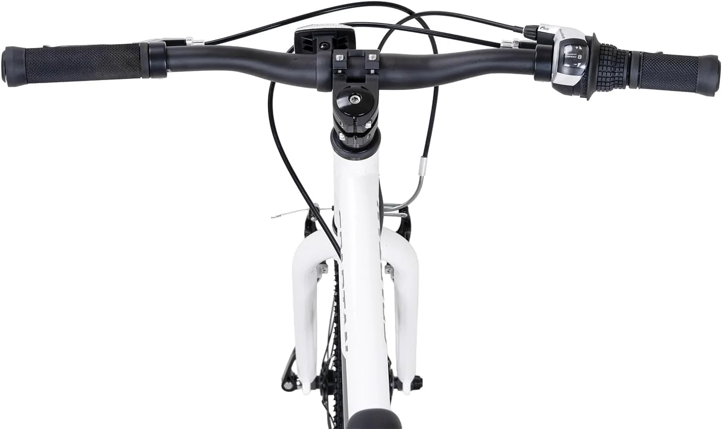 دوچرخه بچه گانه آلومینیومی اسپارتان هایپرلایت سایز 20 اینچ سفید/طلایی | فریم آلیاژ 6061 فوق سبک 9 کیلوگرمی، سیستم محرکه 8 سرعته Shimano، ترمزهای Tektro و هندسه ارگونومیک برای سنین 7-10 سال | SP-3325-WHTGO-20